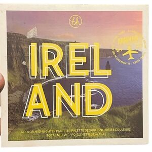 BH Cosmetics 6 Color Highlighter Palette Illuminating Ireland Travel Series NIB